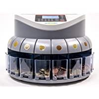 HILTON EUROPE G550 - Contador-Clasificador monedas euro - Capacidad de 500 a 800 monedas - 250 MONEDAS por MINUTO…